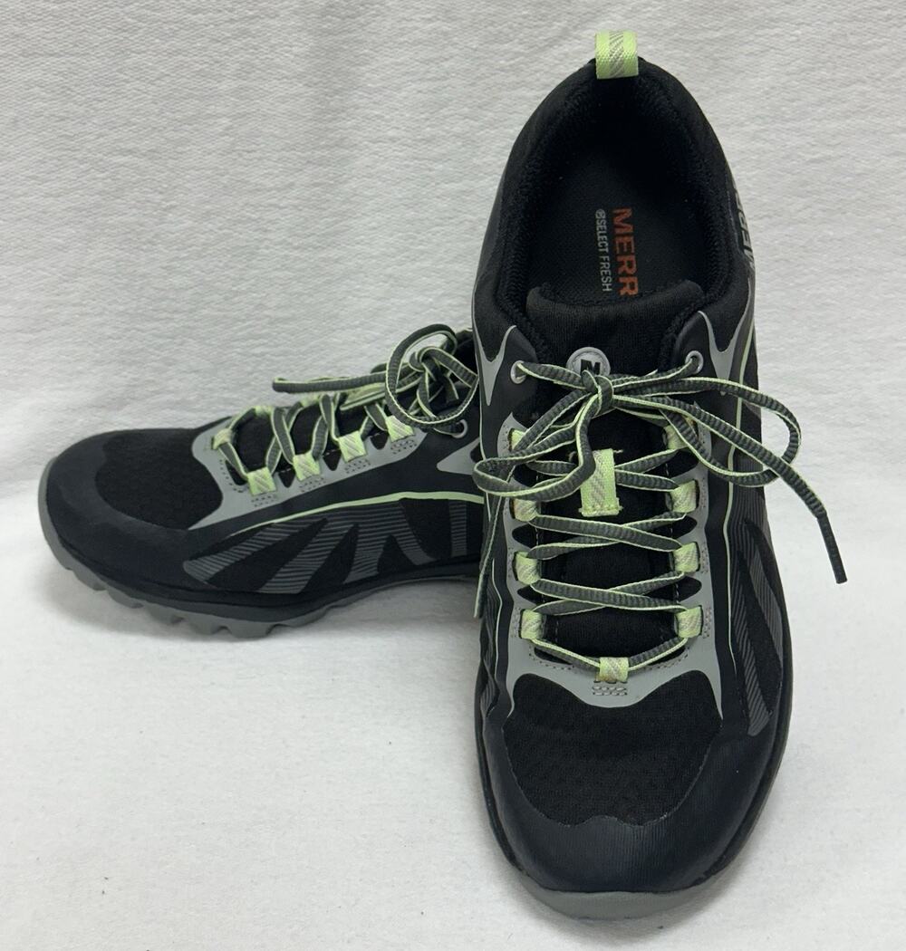 Merrell Siren Edge 3 Sneakers Shoes Hiking Trail Outdoor Black Green Womens 8.5